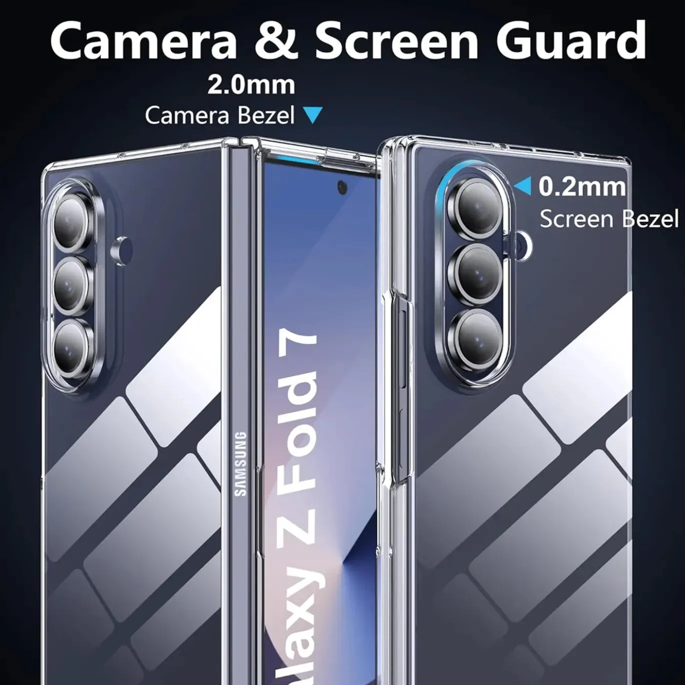Samsung Galaxy Z FOLD 7 - Slim Clear Case Hülle