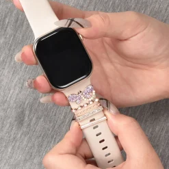 Smartwatch Armbandschmuck Set mit Charms & Deko-Ringen