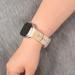 Smartwatch Armbandschmuck Set mit Charms & Deko-Ringen