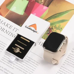 Smartwatch Armbandschmuck Set mit Charms & Deko-Ringen