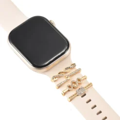 Smartwatch Armbandschmuck Set mit Charms & Deko-Ringen