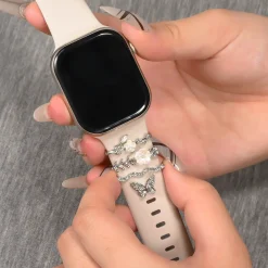 Smartwatch Armbandschmuck Set mit Charms & Deko-Ringen