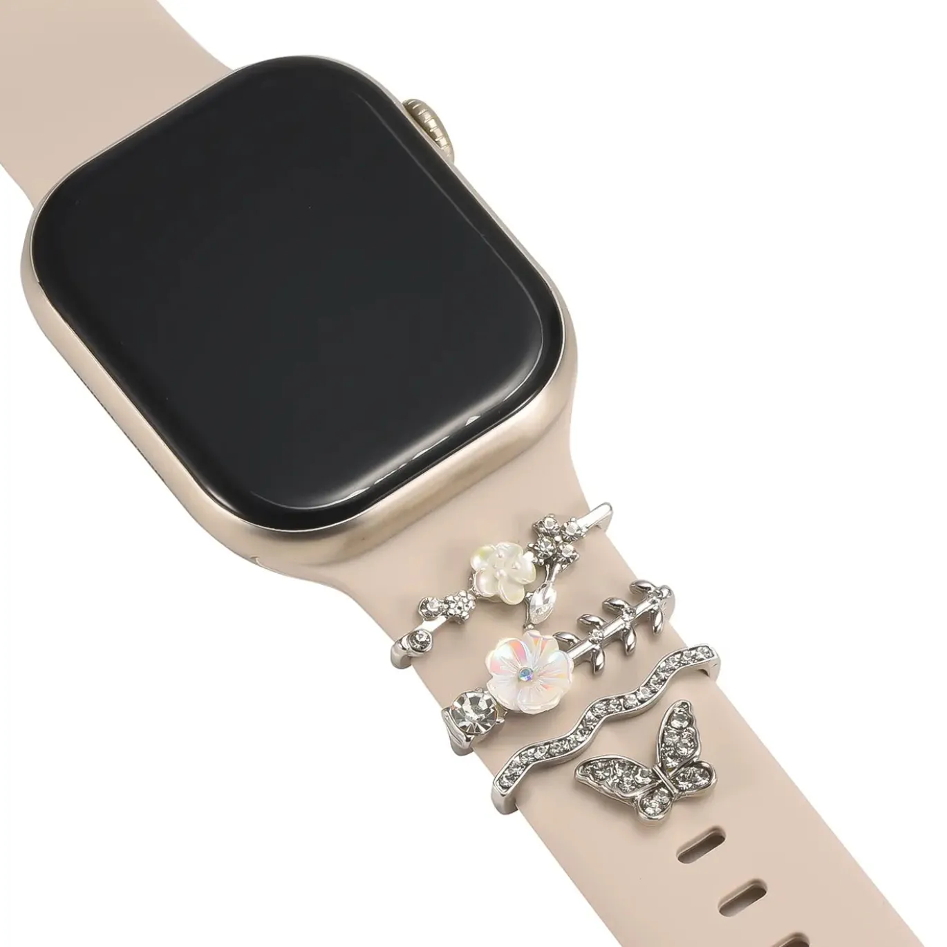 Smartwatch Armbandschmuck Set mit Charms & Deko-Ringen