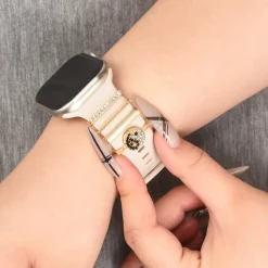 Smartwatch Armbandschmuck Set mit Charms & Deko-Ringen