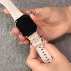 Smartwatch Armbandschmuck Set mit Charms & Deko-Ringen