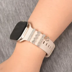 Smartwatch Armbandschmuck Set mit Charms & Deko-Ringen