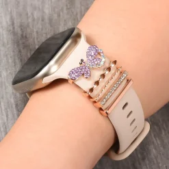 Smartwatch Armbandschmuck Set mit Charms & Deko-Ringen