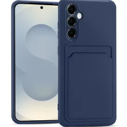 TPU Case für Samsung Galaxy S25 FE - Slim Hülle mit Kartenfach & Mikrofaser-Inlay