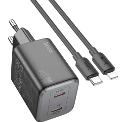 45W GaN Schnellladegerät USB-C & USB-A 3.0 Fast Charger Netzteil