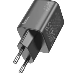 45W GaN Schnellladegerät USB-C & USB-A 3.0 Fast Charger Netzteil