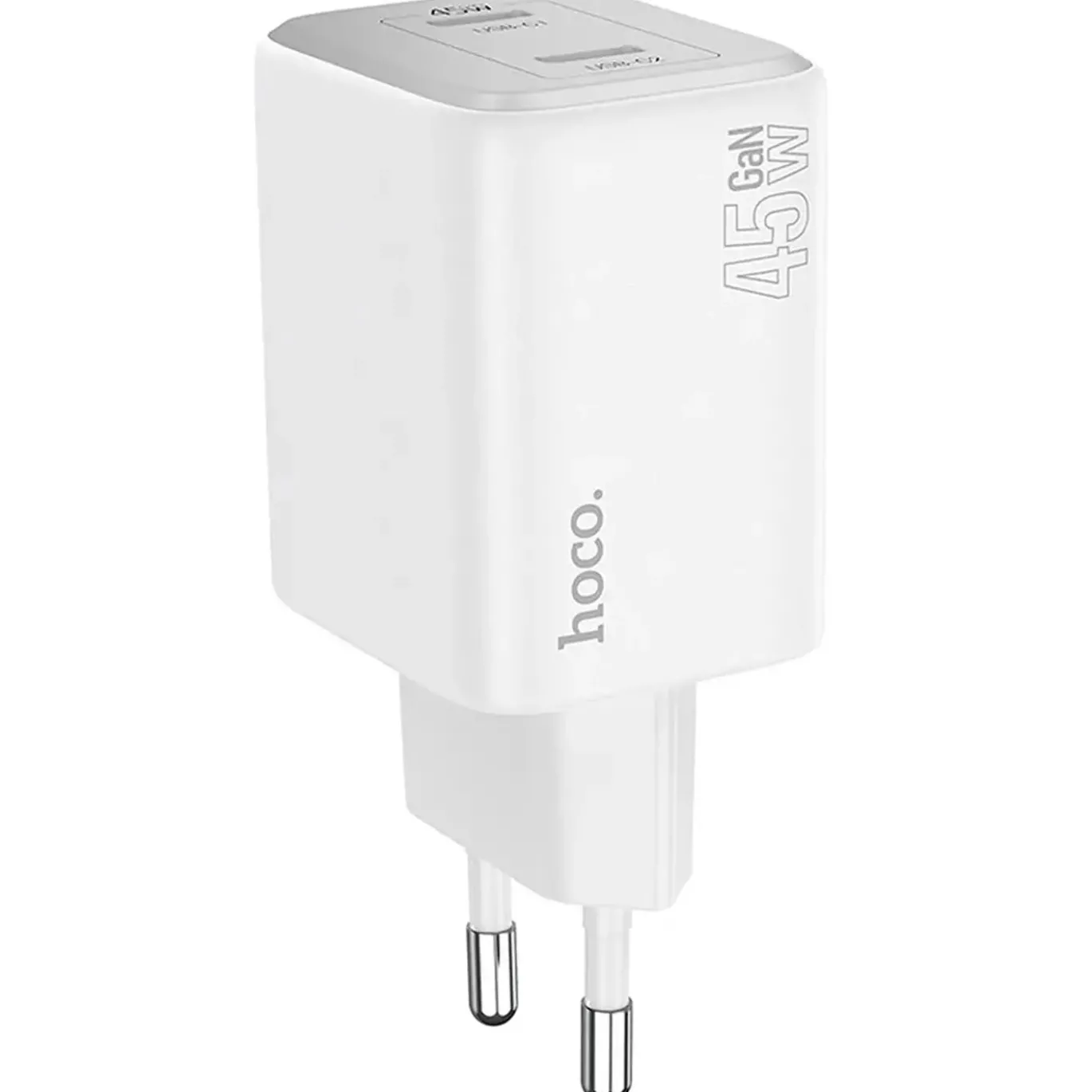 45W GaN Schnellladegerät USB-C & USB-A 3.0 Fast Charger Netzteil