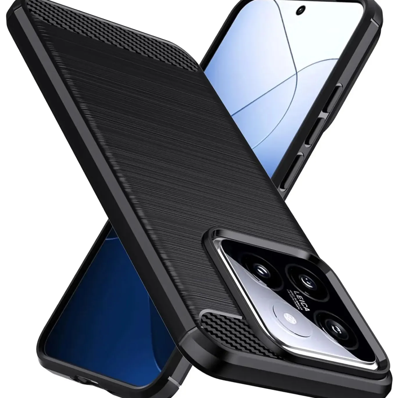 Xiaomi 14 - Carbon Case Hülle, stoßfest