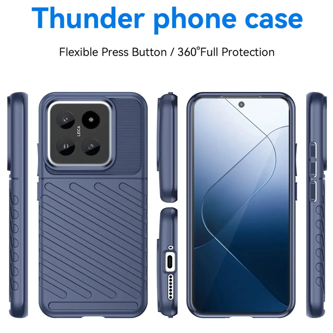 Xiaomi 14 - Elegante Hülle stoßfest & stylisch