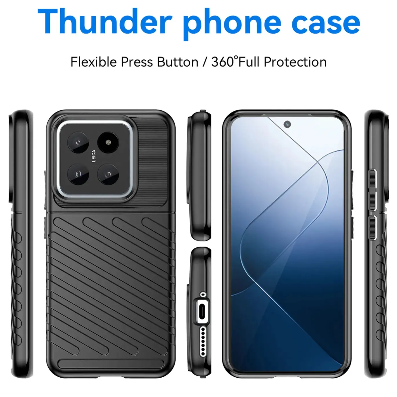 Xiaomi 14 - Elegante Hülle stoßfest & stylisch