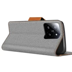 Xiaomi 15 - Jeanslook Klapphülle mit Kartenfach