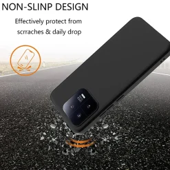 Xiaomi 13 - Slim Silikon Backcover Schwarz