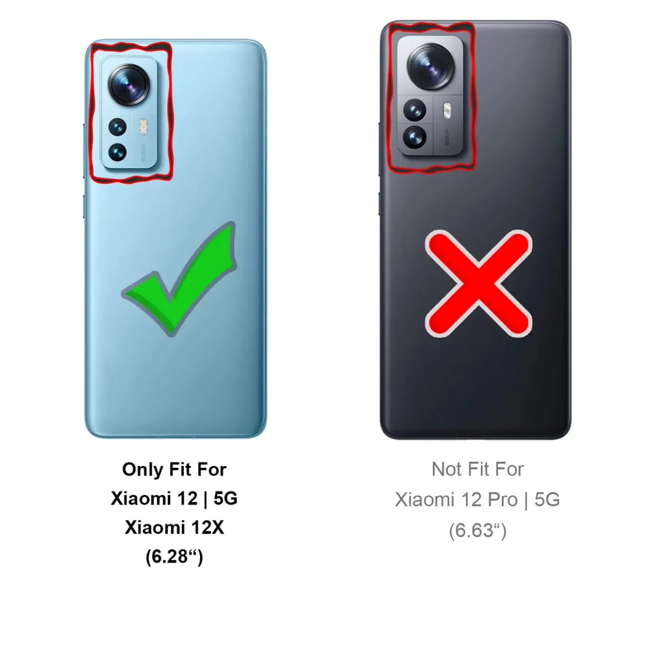 Xiaomi 12 / 12X - Klapphülle mit Kartenfächern