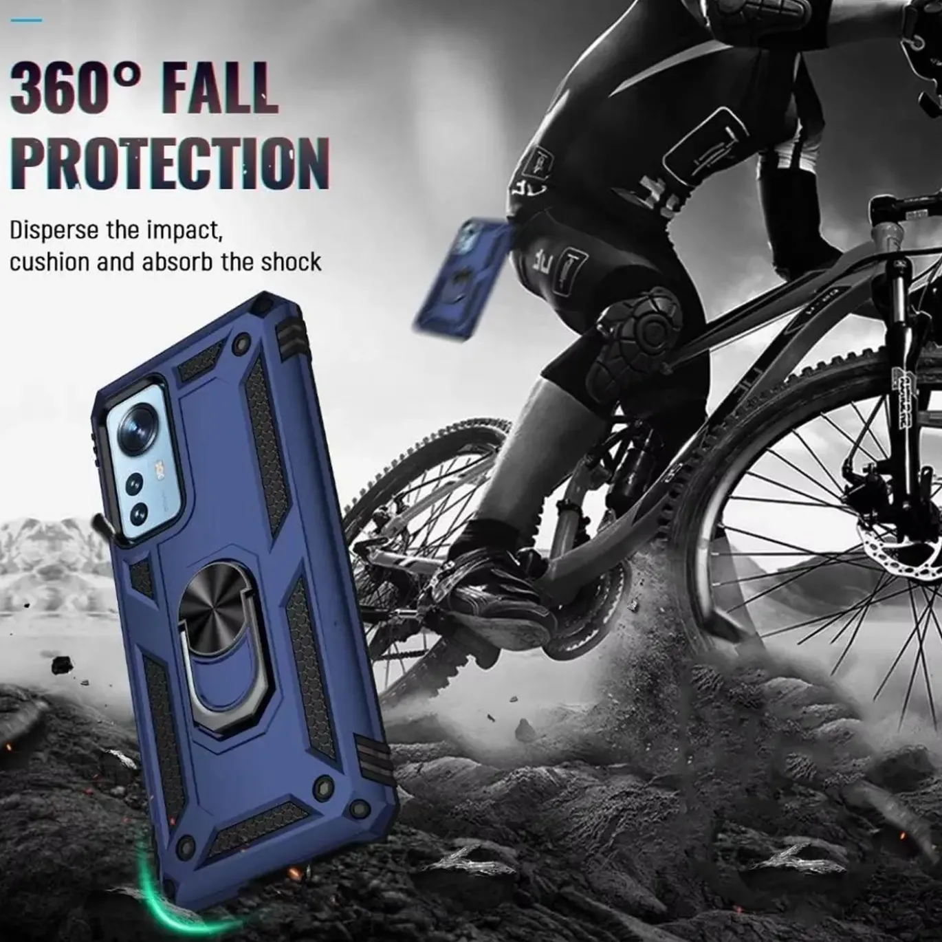 Xiaomi 12 / 12X - Outdoor Hardcase mit Ringhalter