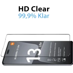 Xiaomi 13 Lite - 9H Displayschutzfolie 2x Display & Kamera