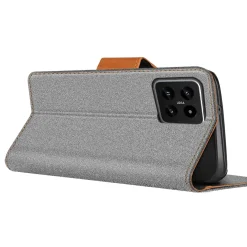 Xiaomi 14 Pro - Jeanslook Klapphülle mit Kartenfach