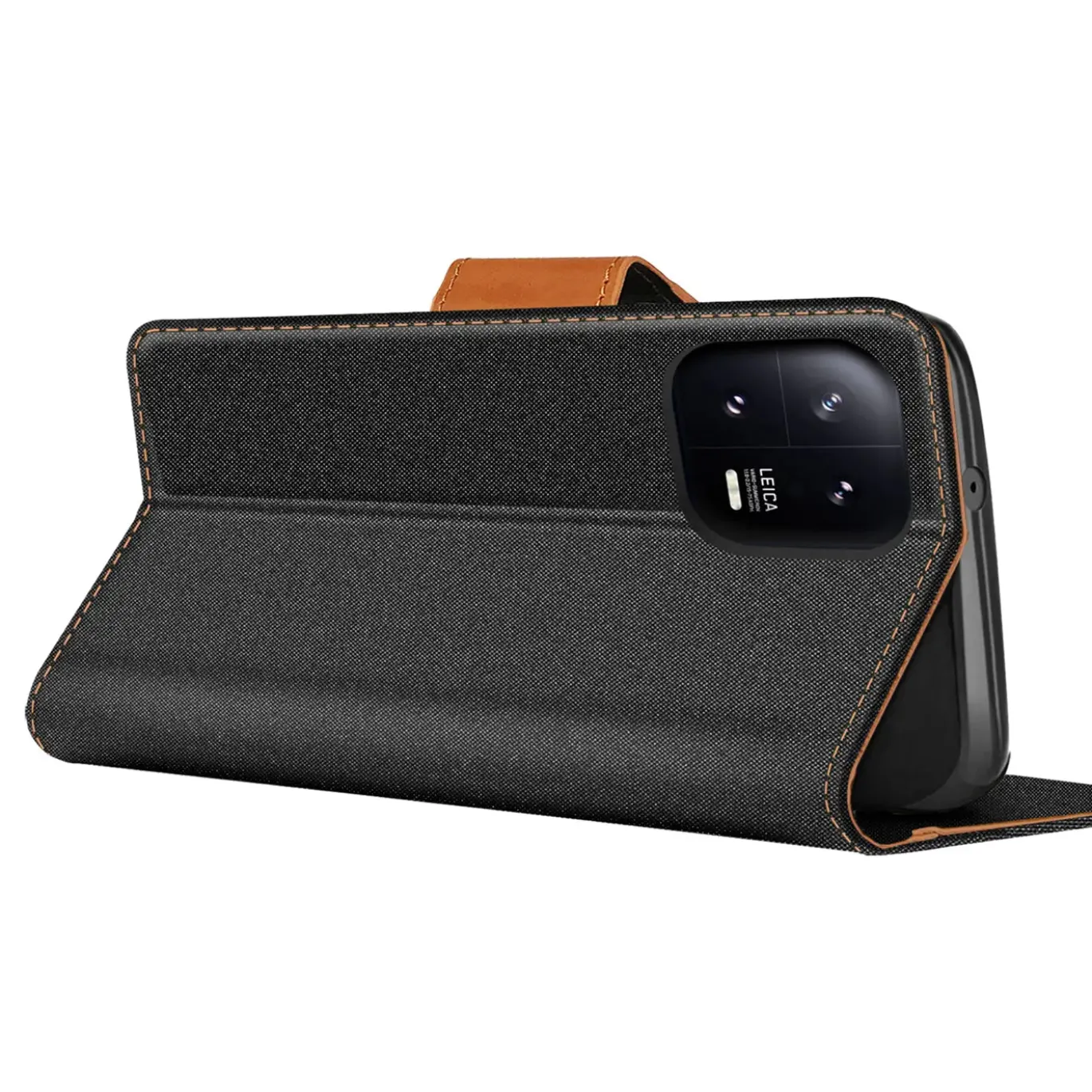 Xiaomi 13 Pro - Jeanslook Klapphülle mit Kartenfach