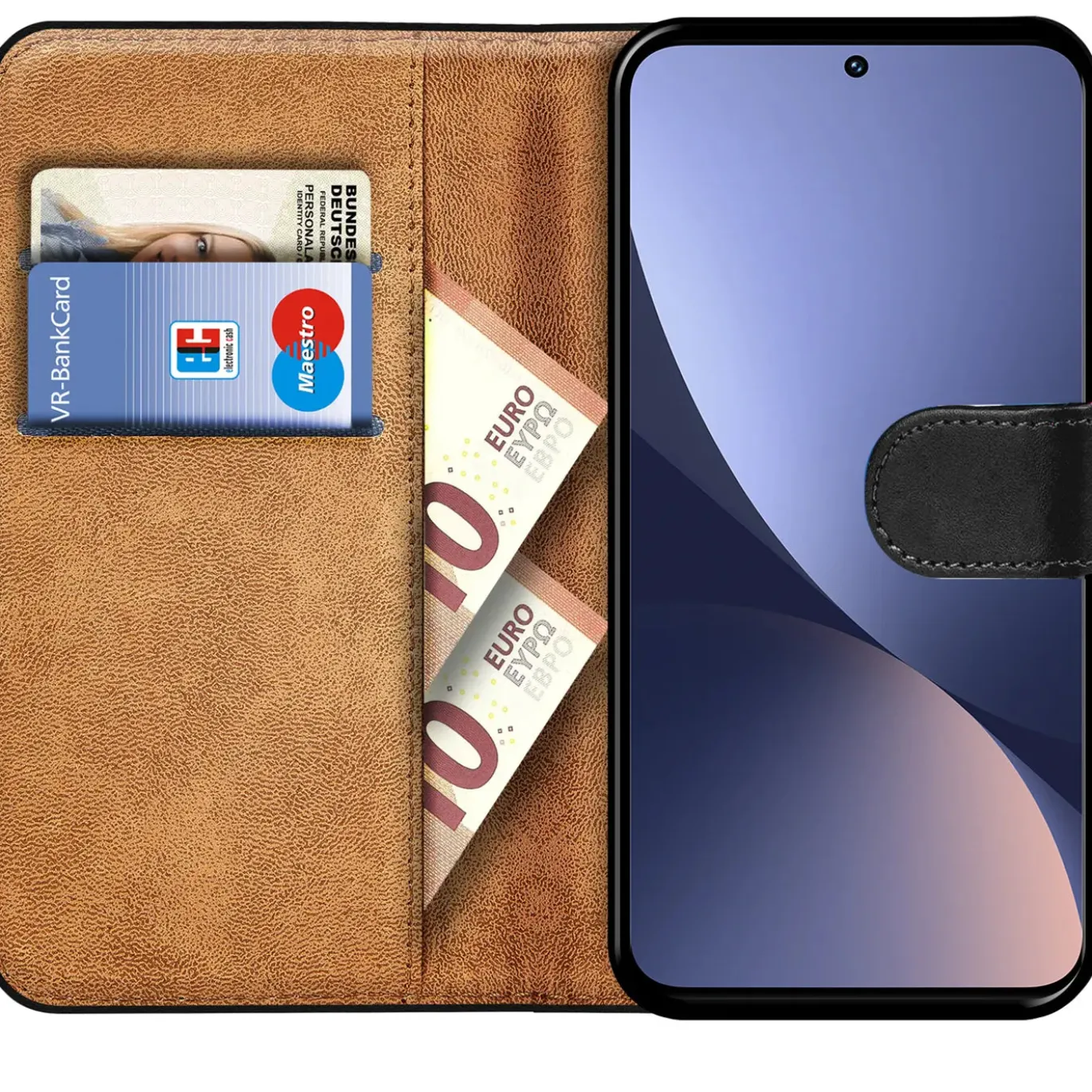Xiaomi 12 Pro - Klapphülle mit Kartenfächern