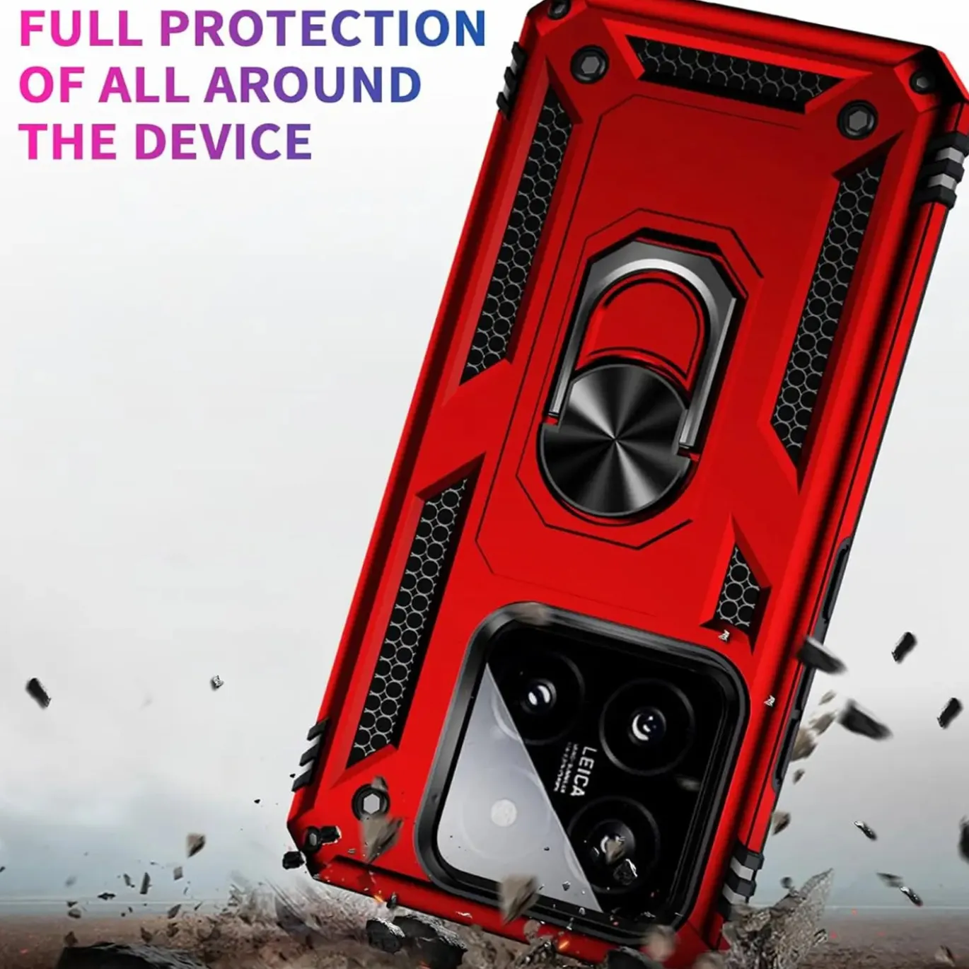 Xiaomi 14 Pro - Outdoor Hardcase mit Ringhalter