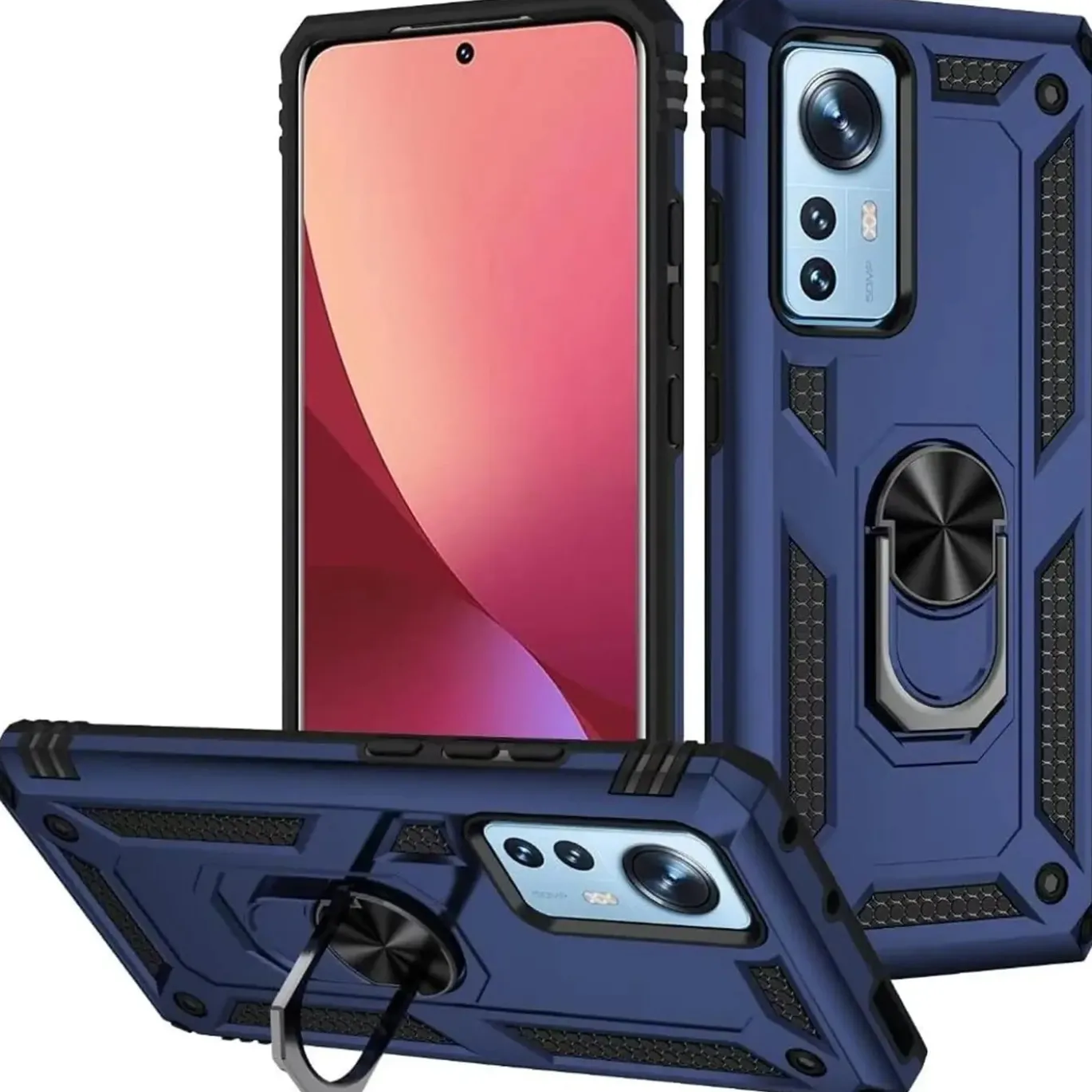 Xiaomi 12 Pro - Outdoor Hardcase mit Ringhalter