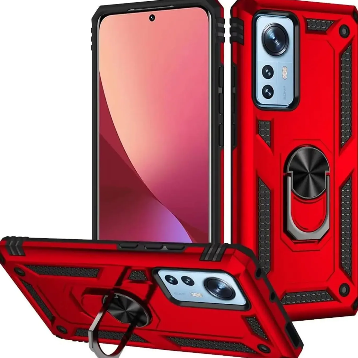 Xiaomi 12 Pro - Outdoor Hardcase mit Ringhalter