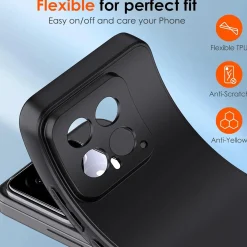 Xiaomi 14 Pro - Slim Silikon Backcover Schwarz