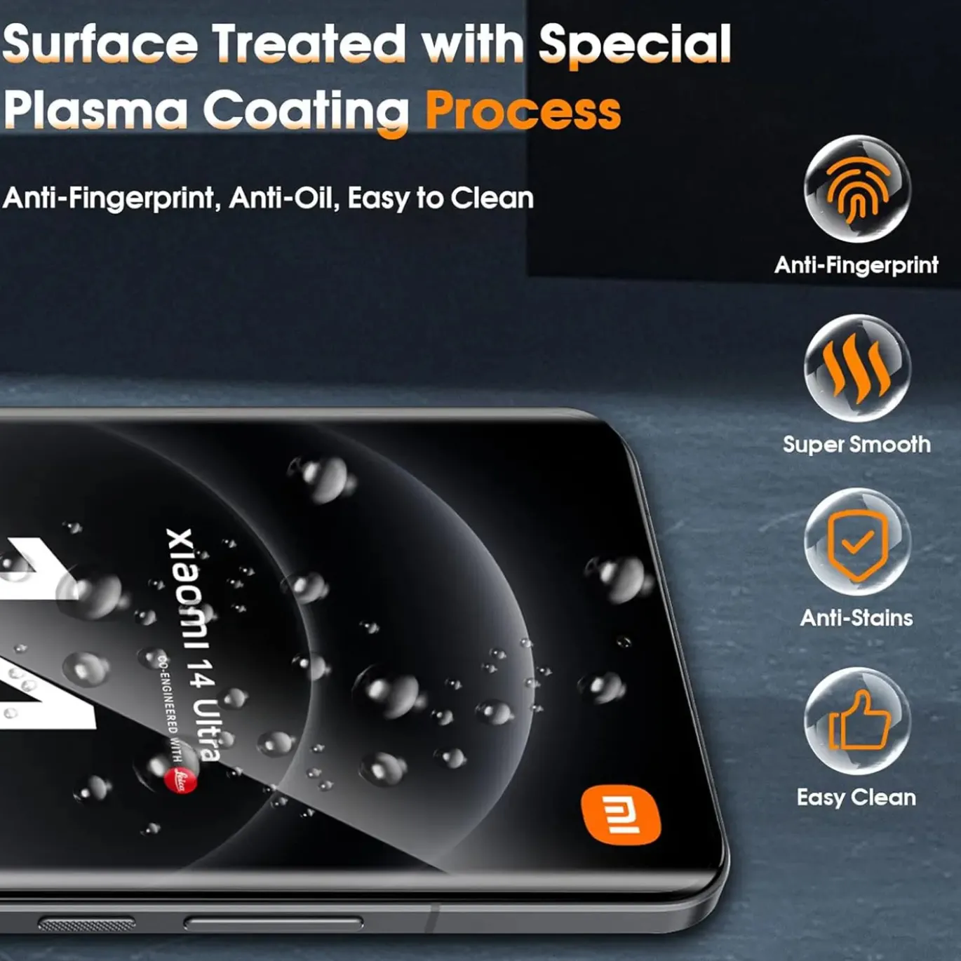 Xiaomi 14 Ultra - 9H Displayschutzfolie 2x Display & Kamera