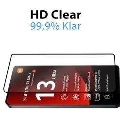 Xiaomi 13 Ultra - 9H Displayschutzfolie 2x Display & Kamera