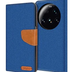 Xiaomi 15 Ultra - Jeanslook Klapphülle mit Kartenfach