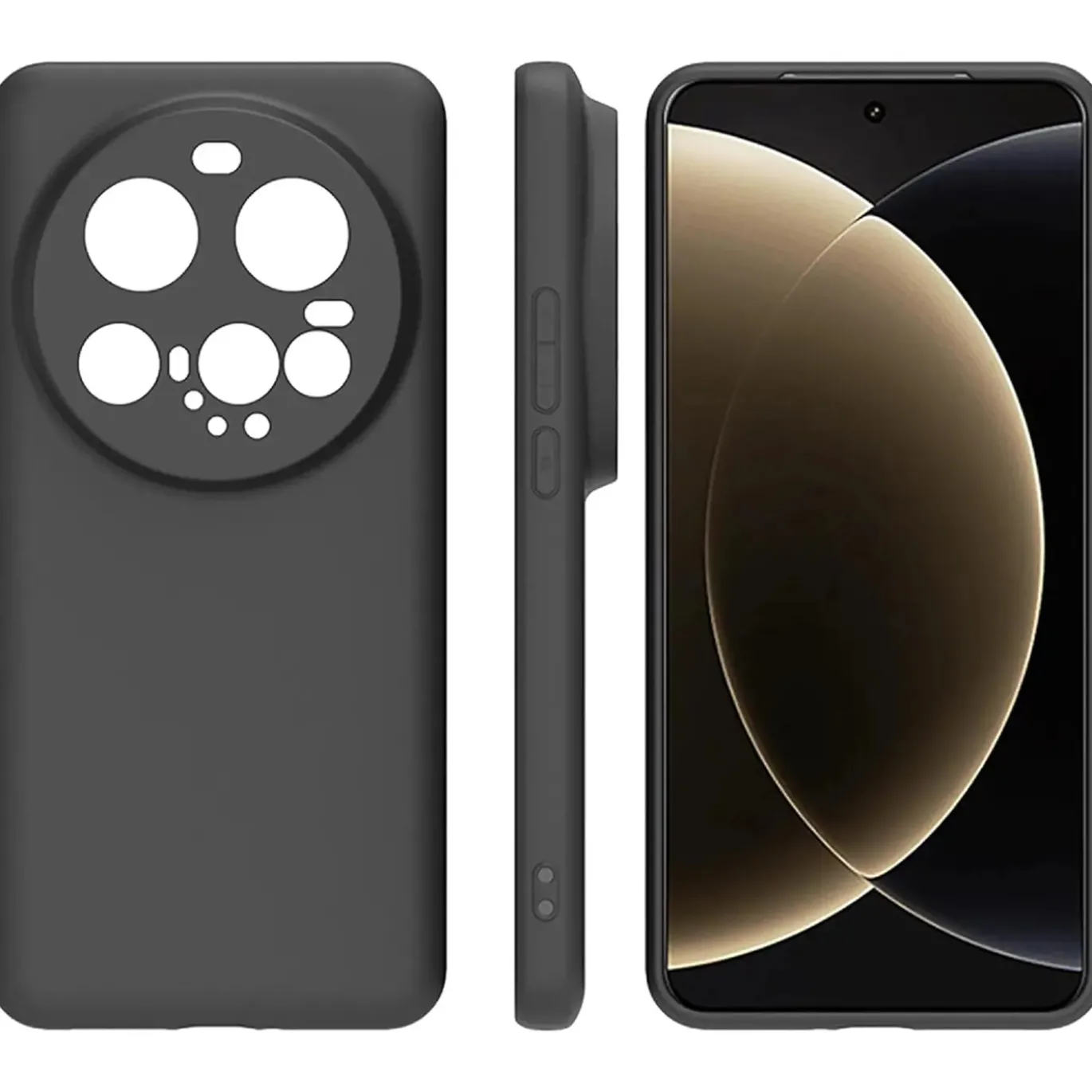 Xiaomi 15 Ultra - Slim Silikon Backcover Schwarz