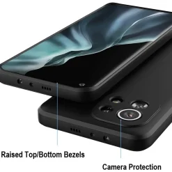 Xiaomi Mi 11 - Slim Silikon Backcover Schwarz