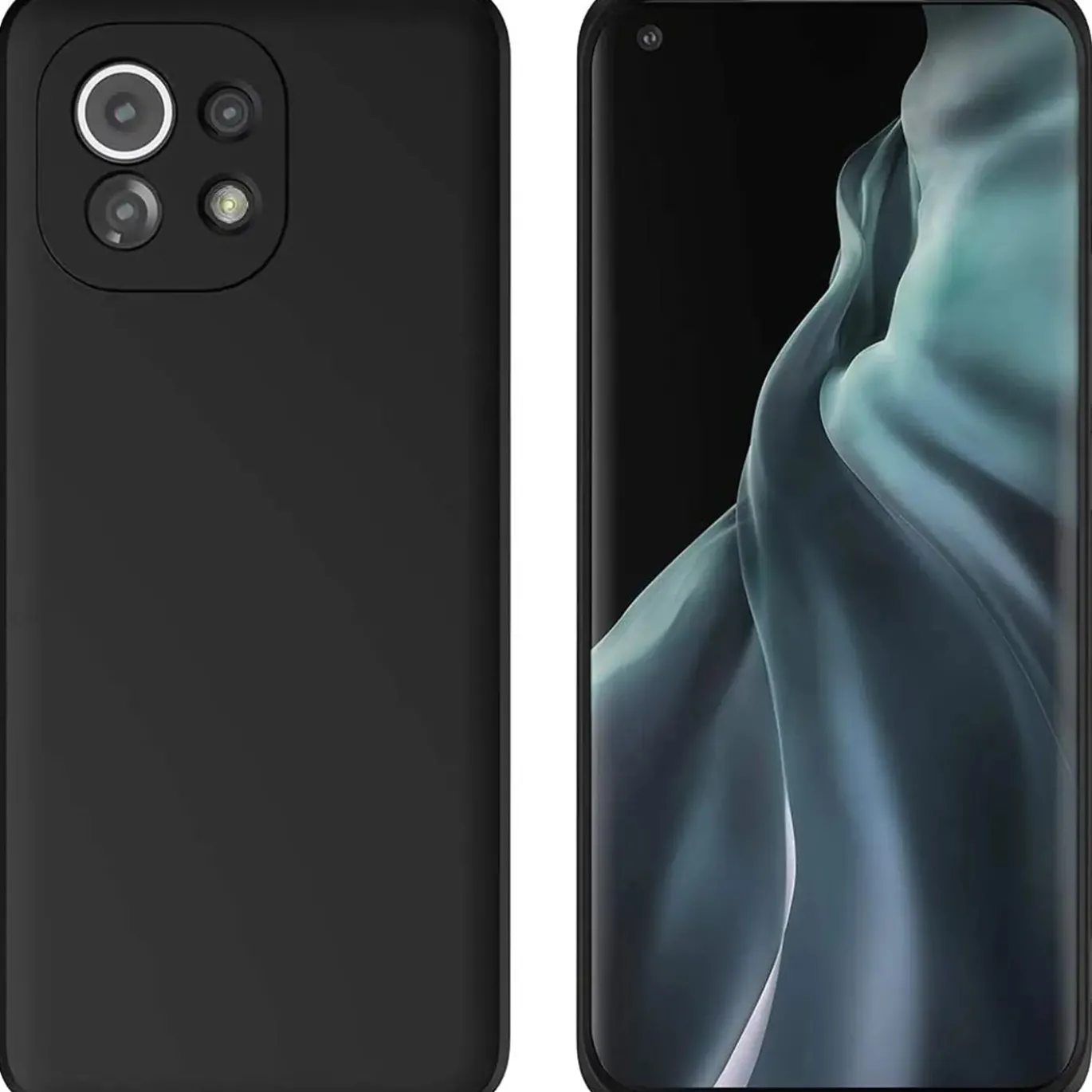Xiaomi Mi 11 - Slim Silikon Backcover Schwarz