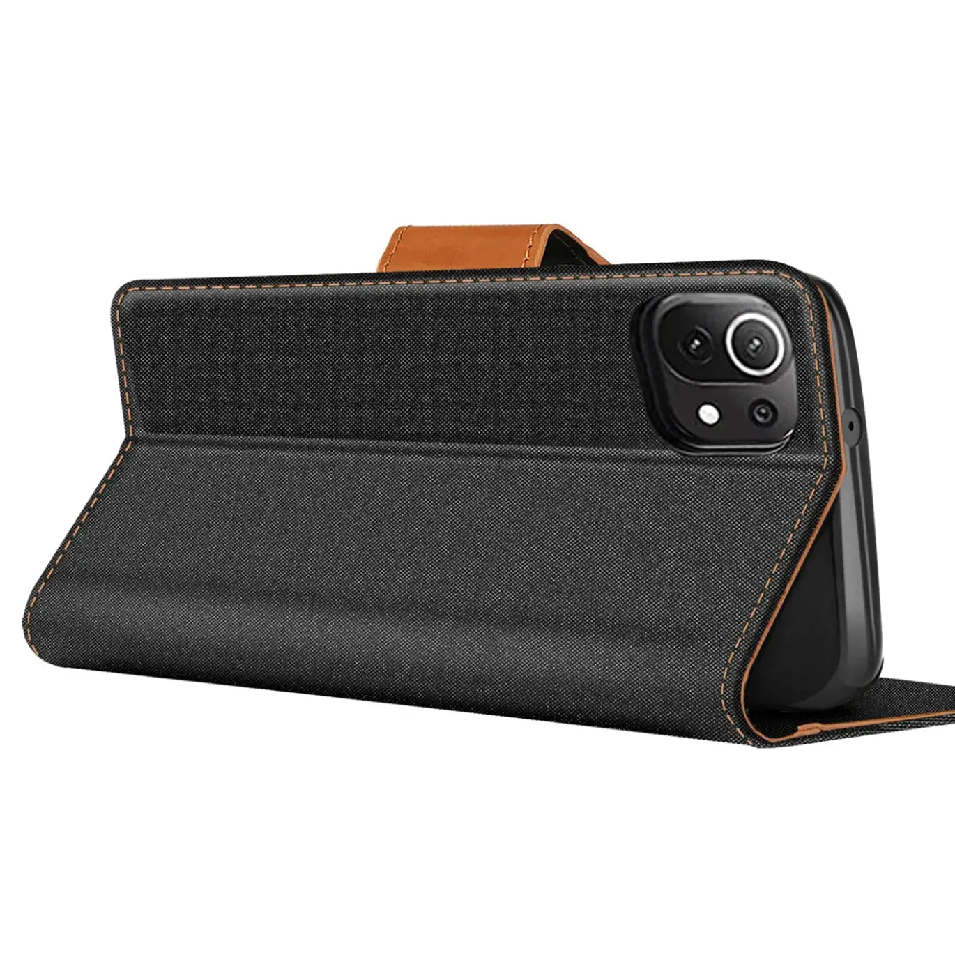 Xiaomi Mi 11 Lite 4G/5G - Jeanslook Klapphülle mit Kartenfach