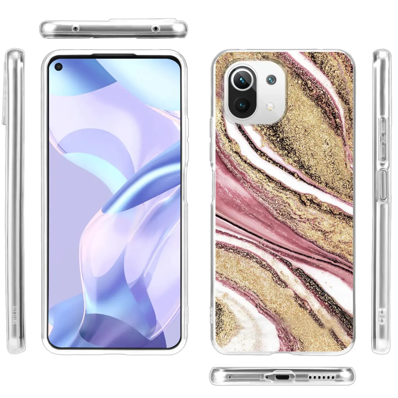 Xiaomi Mi 11 Lite 4G/5G - Marmor & Sand Design Hülle