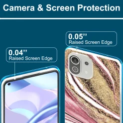 Xiaomi Mi 11 Lite 4G/5G - Marmor & Sand Design Hülle