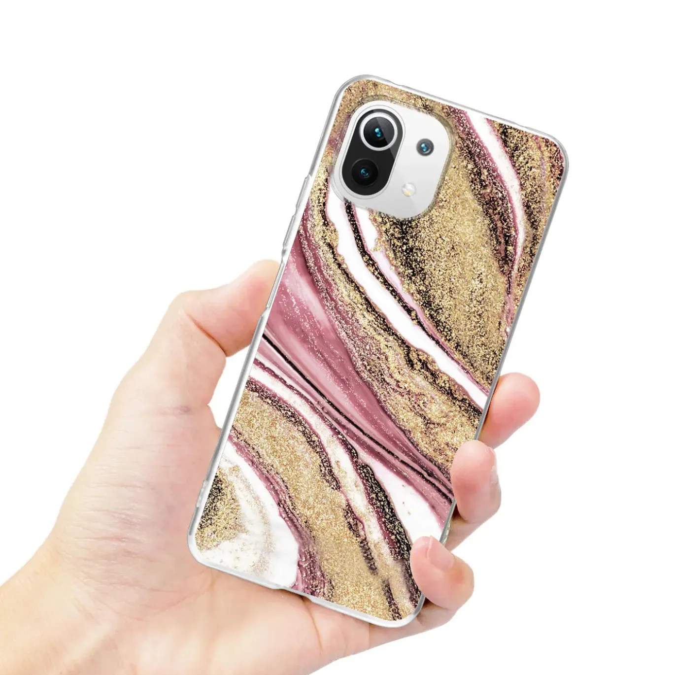 Xiaomi Mi 11 Lite 4G/5G - Marmor & Sand Design Hülle