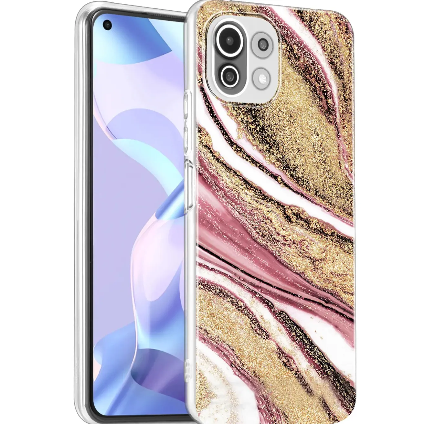 Xiaomi Mi 11 Lite 4G/5G - Marmor & Sand Design Hülle
