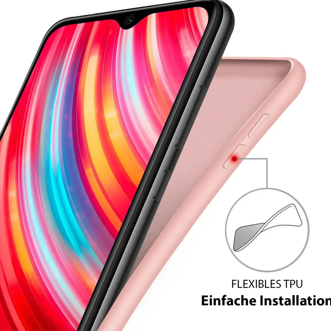 Xiaomi Mi Note 10 / Mi Note 10 Pro - Silikon Case mit Mikrofaser-Innenseite