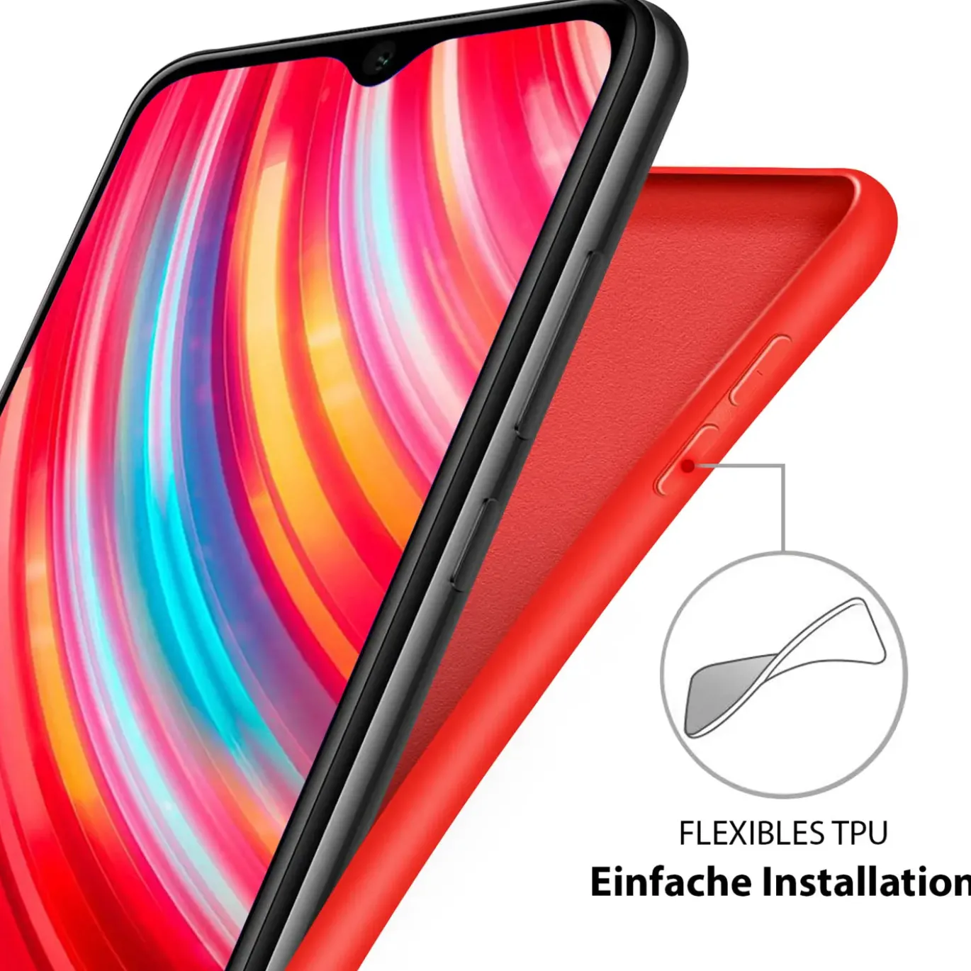 Xiaomi Mi Note 10 / Mi Note 10 Pro - Silikon Case mit Mikrofaser-Innenseite