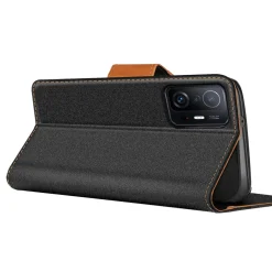 Xiaomi Mi 11T / Mi 11T Pro - Jeanslook Klapphülle mit Kartenfach