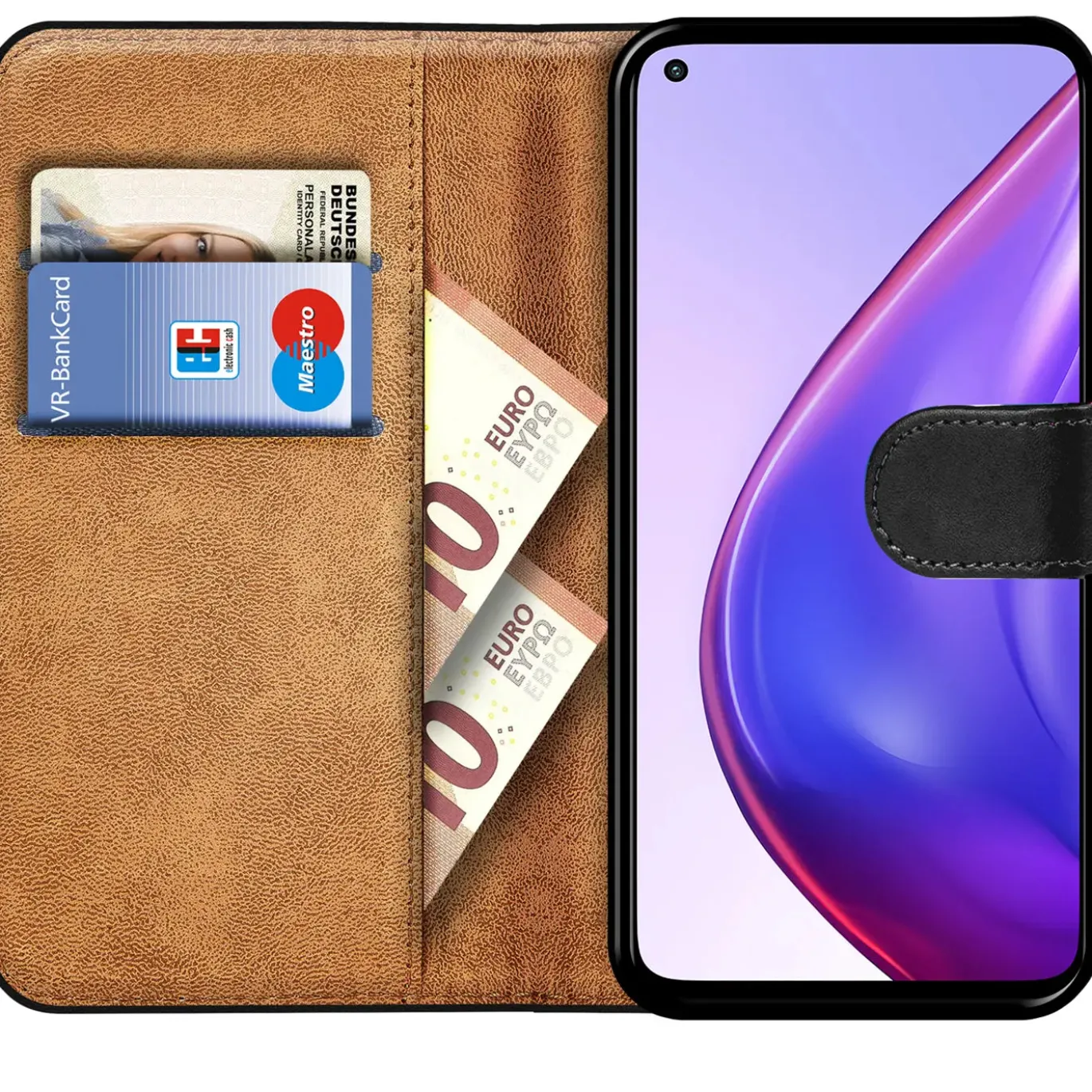 Xiaomi Mi 10T / Mi 10T Pro - Klapphülle mit Kartenfächern