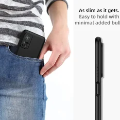 Xiaomi Mi 10T / Mi 10T Pro - Slim Silikon Backcover Schwarz