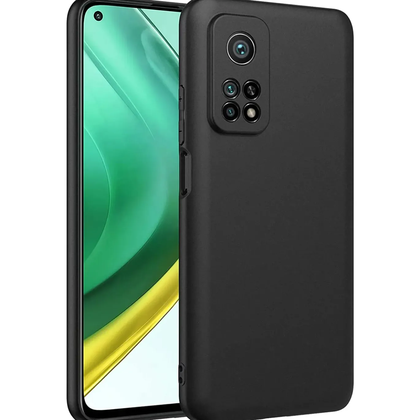 Xiaomi Mi 10T / Mi 10T Pro - Slim Silikon Backcover Schwarz