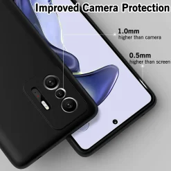 Xiaomi Mi 11T / Mi 11T Pro - Slim Silikon Backcover Schwarz