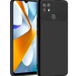 Xiaomi Poco C40 - Slim Silikon Backcover Schwarz