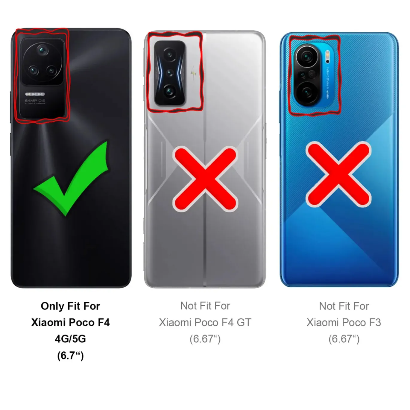 Xiaomi Poco F4 - 9H Displayschutzfolie 2x Display & Kamera